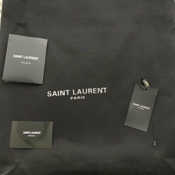 Yves Saint Laurent Brown Suede Shoulder Bag - Picture 4 of 4